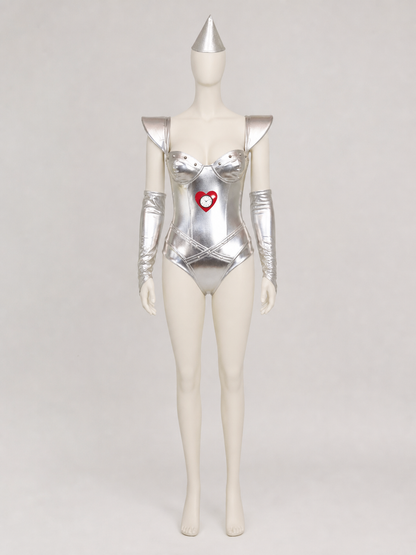 Silver Space Character Cosplay Costume side view