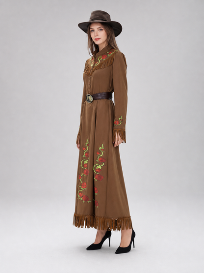 Western-style carnival dress with hat