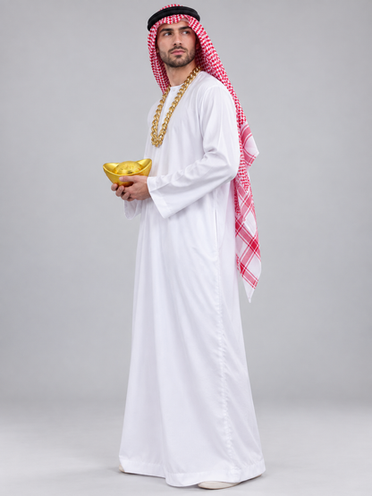 Eastern-Style Costume with Headscarf side view