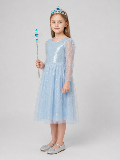 Costume Accessories Set: Crown, Headband, and Wand