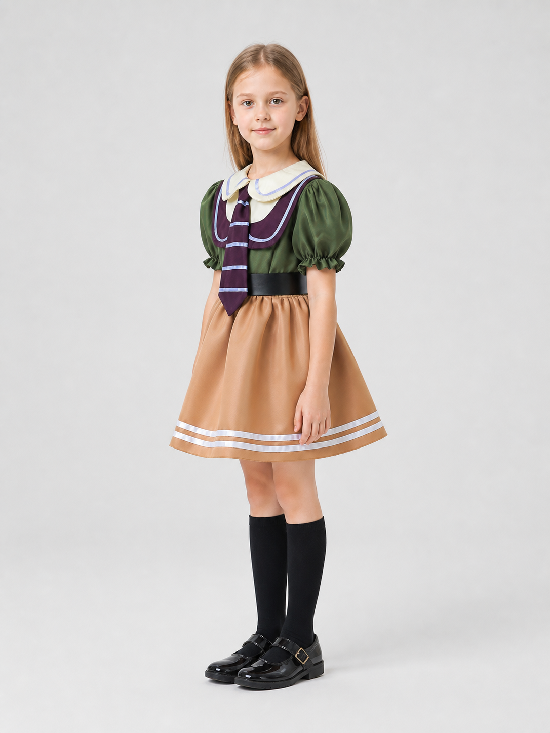 Zootopia Cosplay Dress with Sailor Collar side view