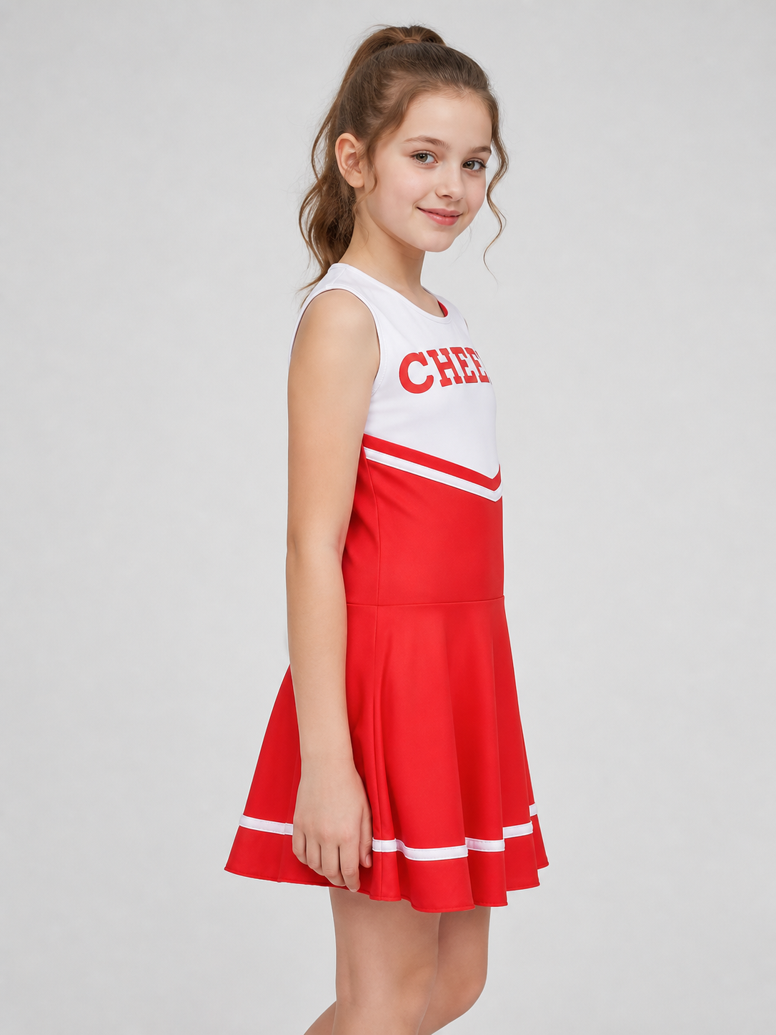 Cheerleading-Style Stage Dress with Cheer