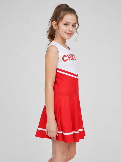 Cheerleading-Style Stage Dress with Cheer