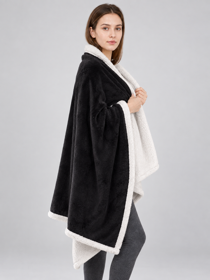 Reversible Water-Resistant Blanket for Pets side view