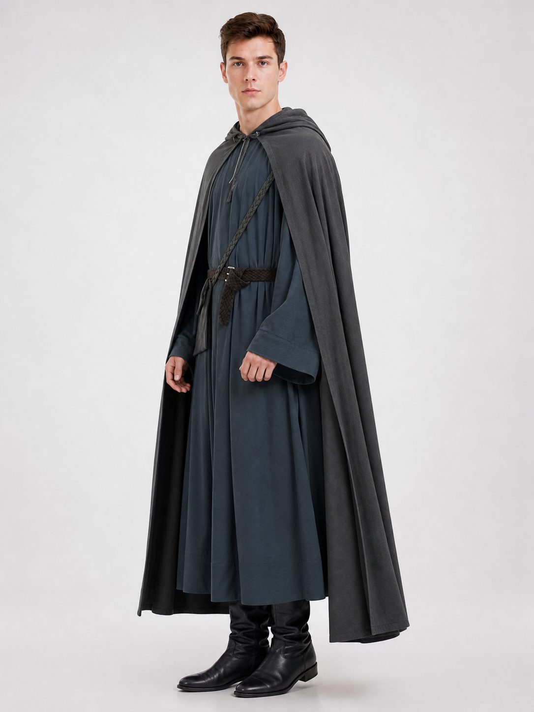Gandalf Cosplay Costume: Robe, Cloak, and Hat