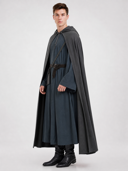 Gandalf Cosplay Costume: Robe, Cloak, and Hat