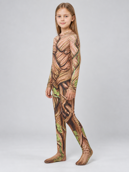 beige groot_tree_person_cosplay_jumpsuit product image 5