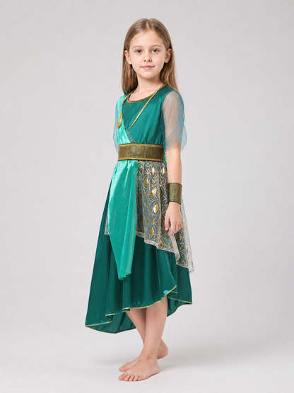 Medusa costume dress with headpiece for parties