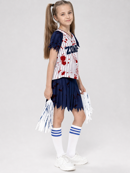 Zombie Stage Costume: T-Shirt, Shorts, Socks
