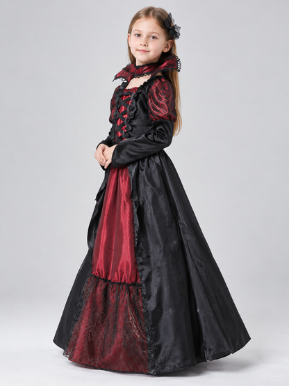 Girls' Vampire Costume Dress side view