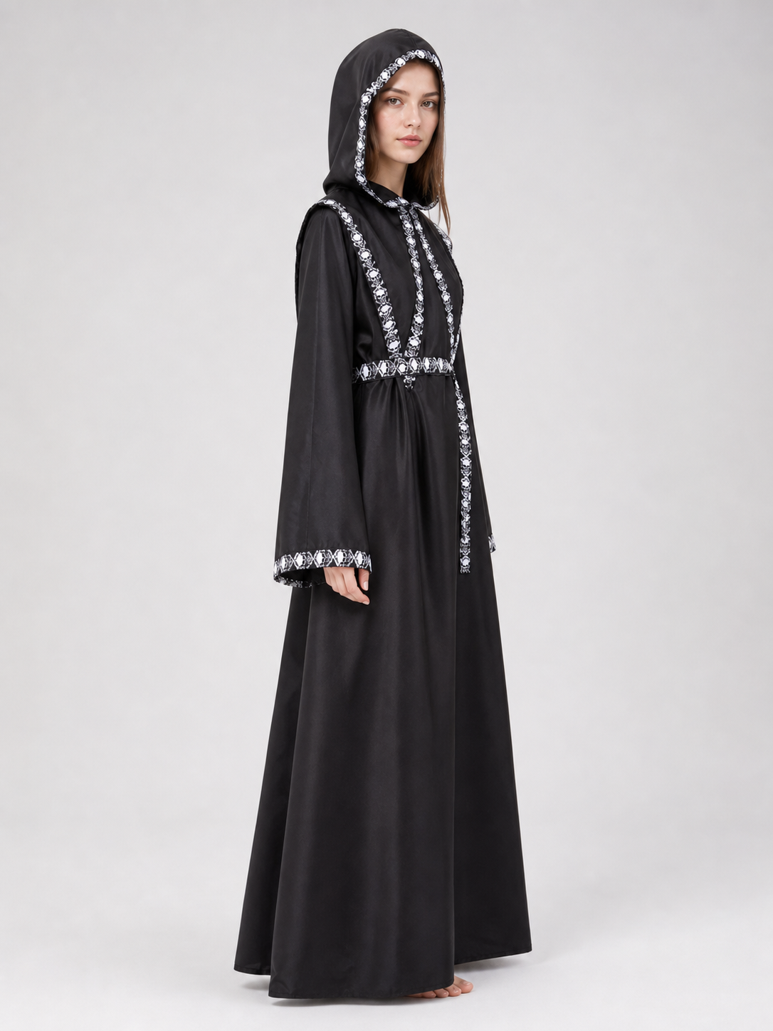 Hooded Robe, Gothic Halloween Costume