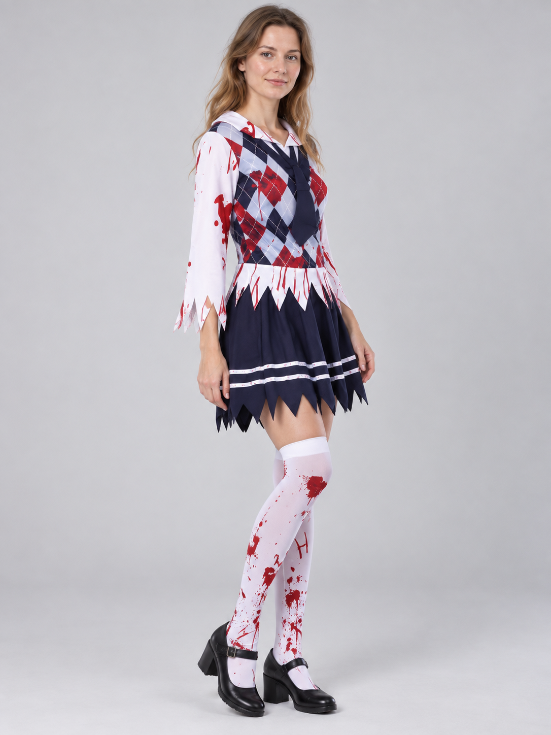 Vampire Costume with Diamond Pattern
