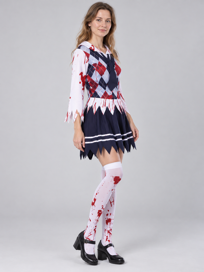 Vampire Costume with Diamond Pattern