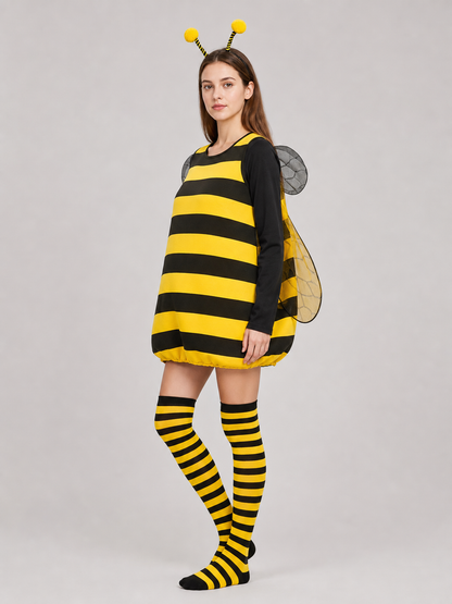Bee Costume with Wings and Antennae