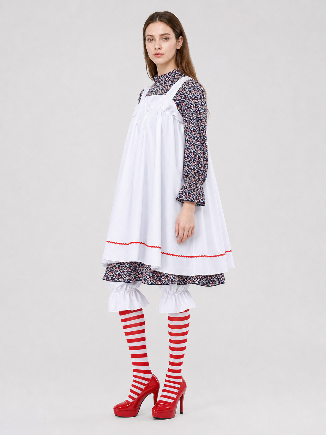 Clown costume with dress and accessories
