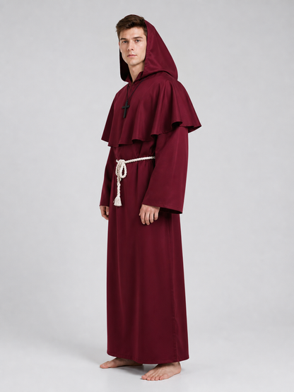 Hooded Monk Costume for Halloween and Cosplay