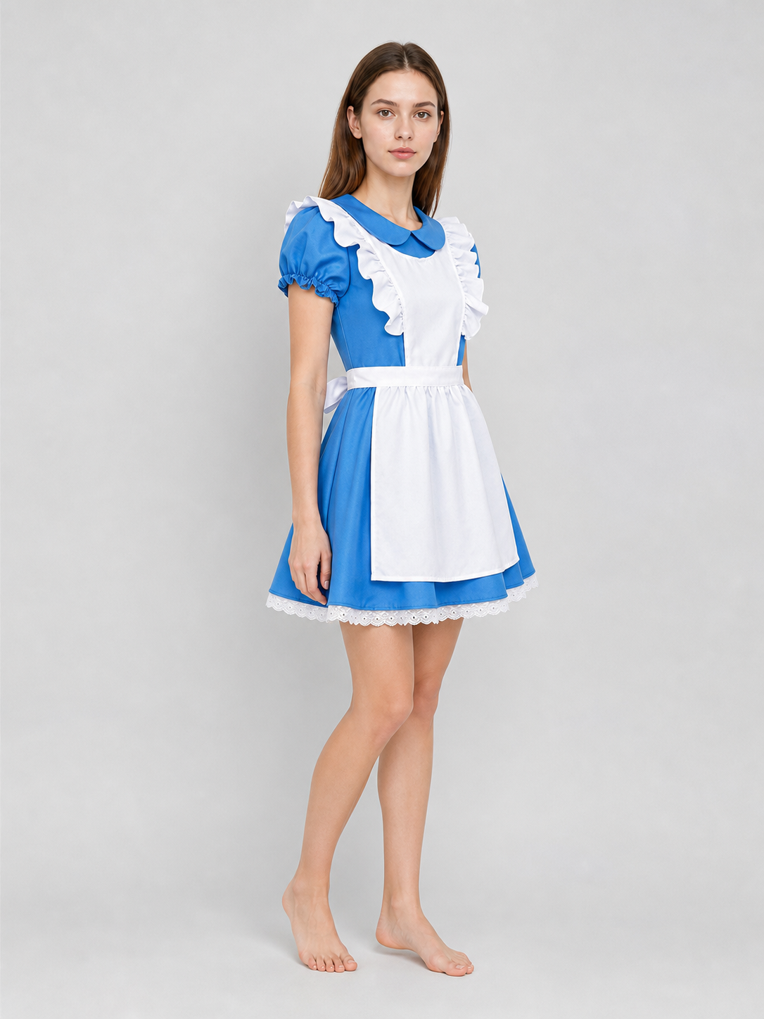 Alice-inspired Carnival Dress, Blue and White