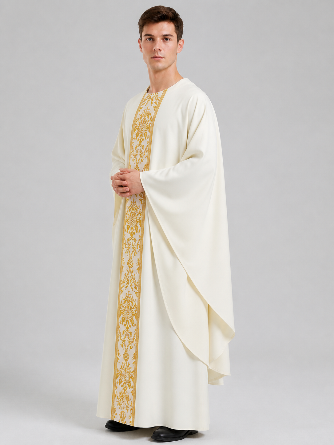Cosplay Costume: Robe with Gold Pattern