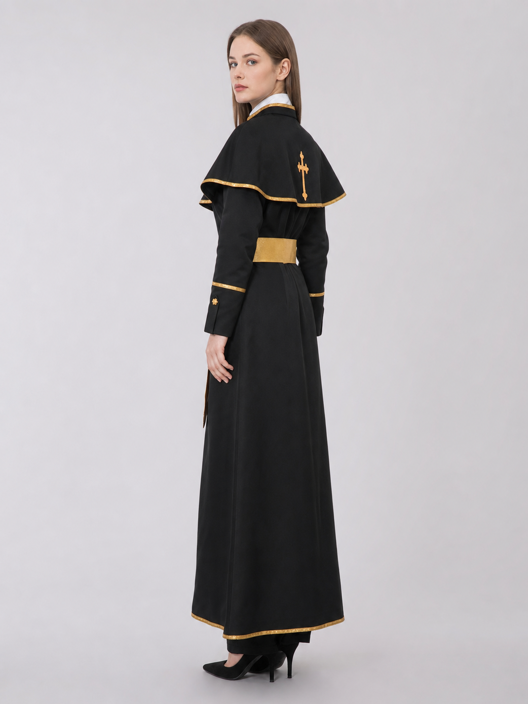 Long Costume Robe with Belt for Cosplay