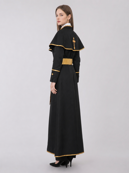 Long Costume Robe with Belt for Cosplay