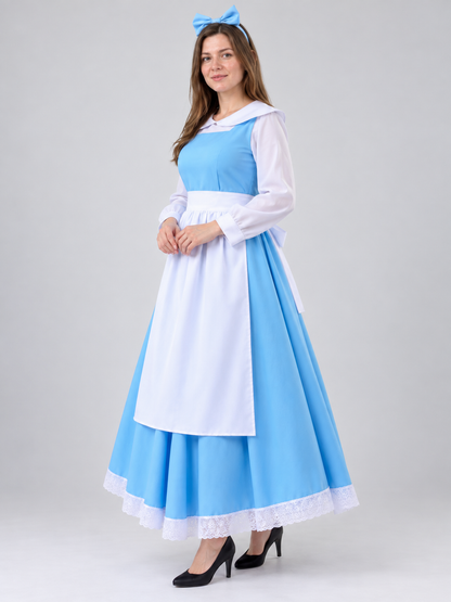 Alice in Wonderland Style Maid Costume with Apron