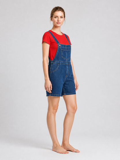Children’s Mario Costume: Red T-Shirt and Blue Shorts