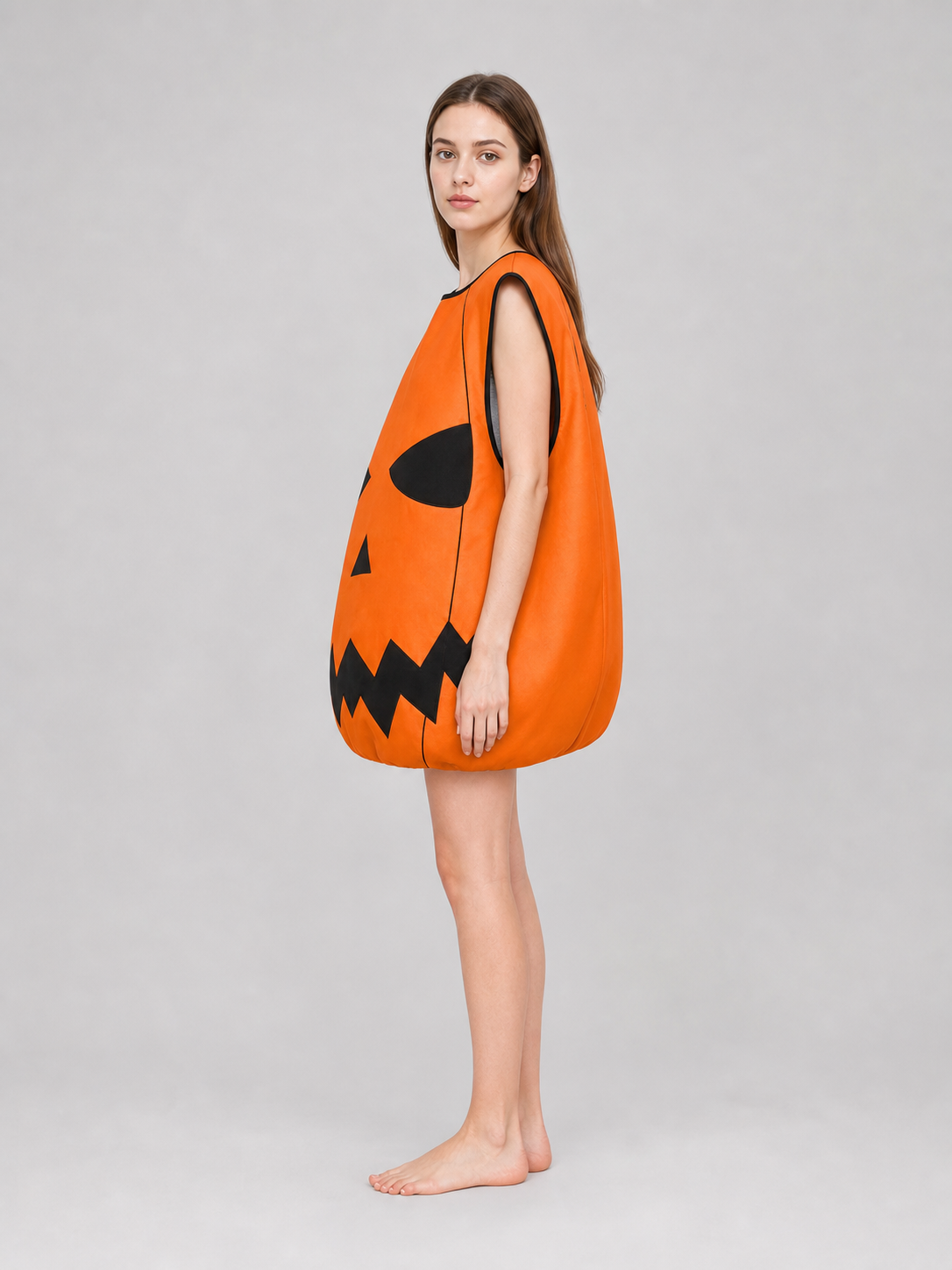 Halloween Pumpkin Costume for Adults, Orange