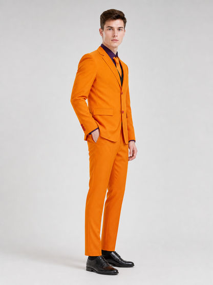 Clown Cosplay Costume: Orange Set