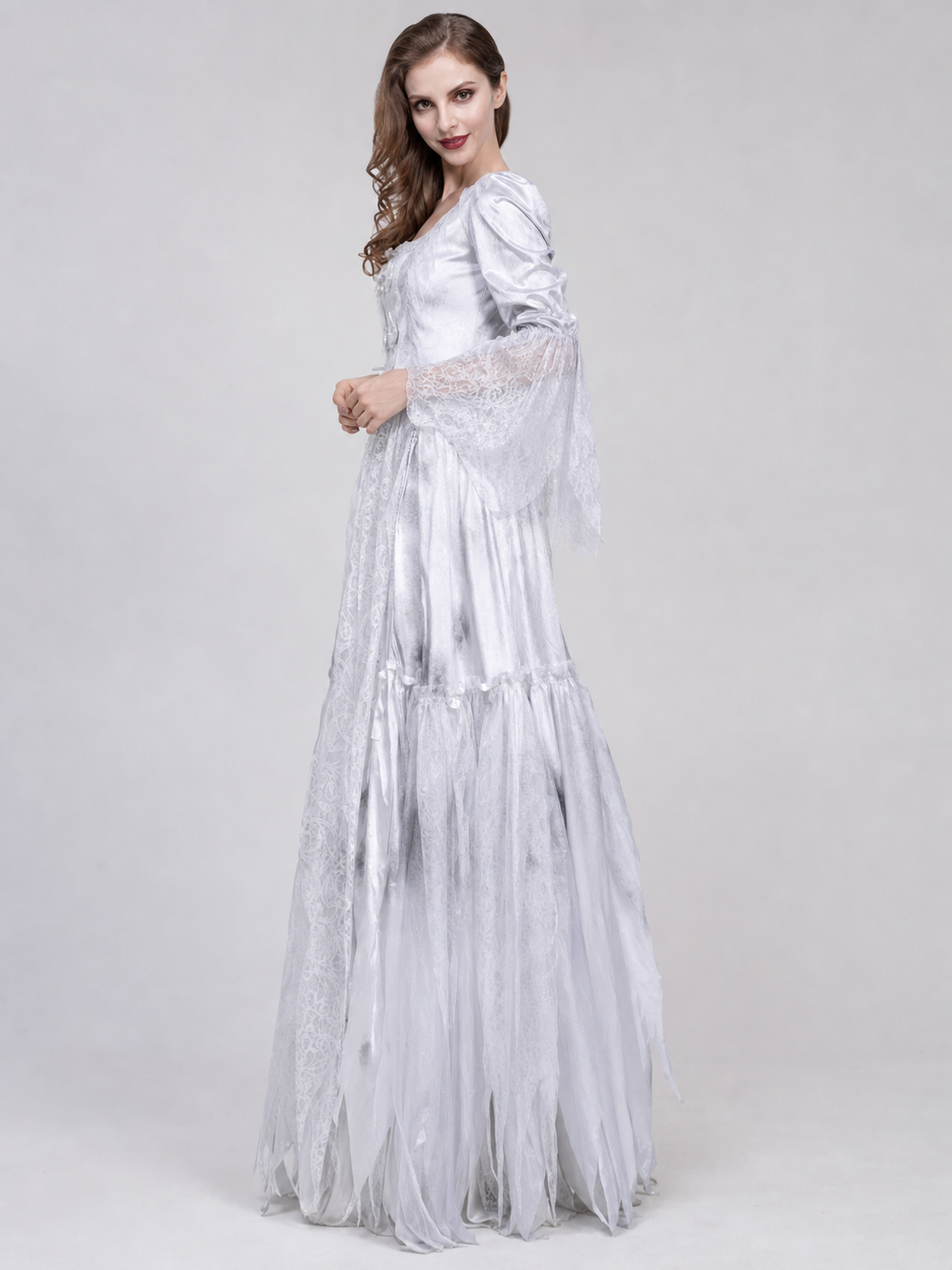 Costume: Dress and Petticoat, Lace