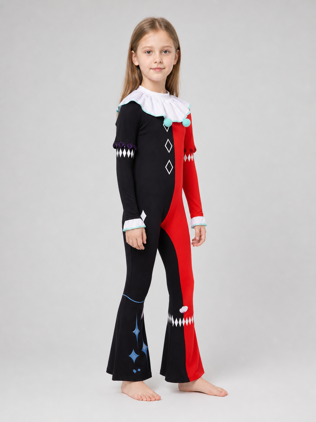 Stage Clown Costume for Halloween and Cosplay