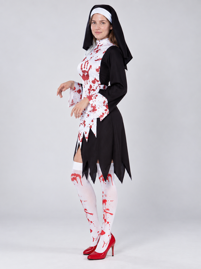 Halloween Carnival Costume with Dress and Headpiece