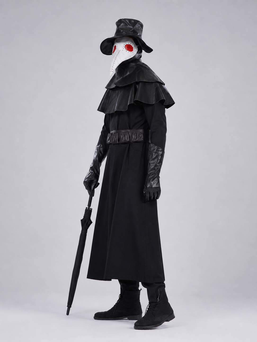 Plague Doctor Costume with Mask and Hat
