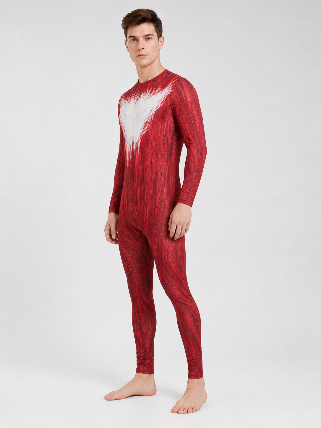 Sonic One-Piece Red Cosplay Costume, Mask