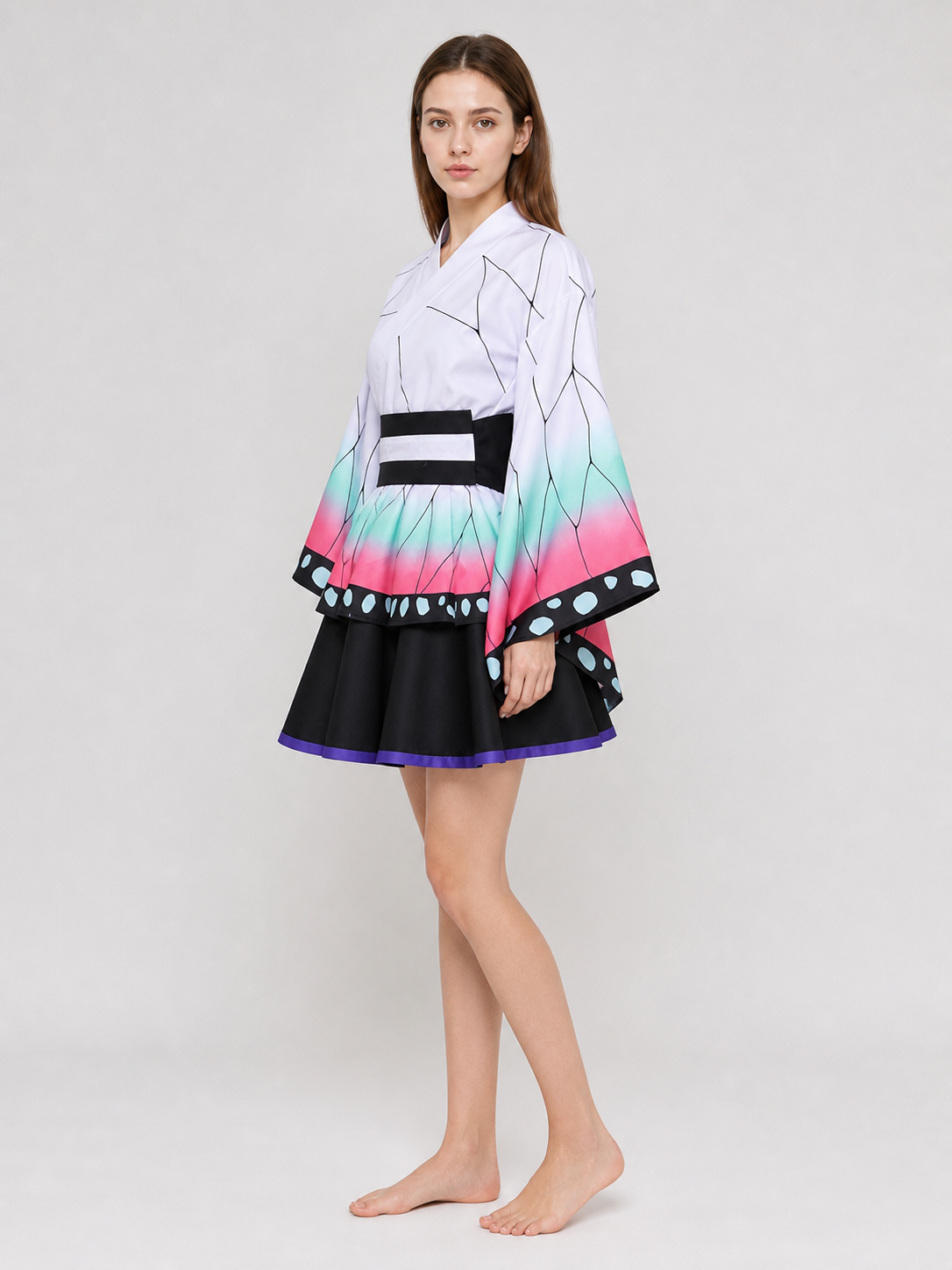 Demon Slayer-Style Cosplay Dress