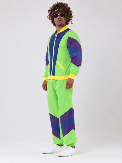 Stage Two-Piece Costume: Jacket and Pants, Colorblock