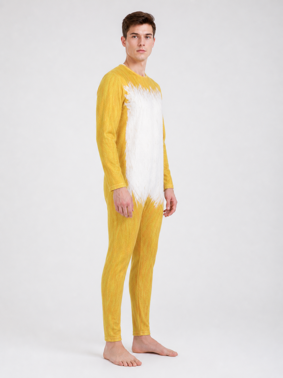 Fox cosplay costume, one-piece jumpsuit