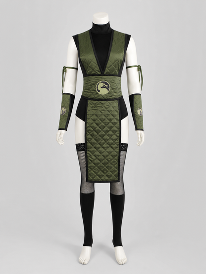 Mortal Kombat Ninja Costume: Scorpion, Sub-Zero side view