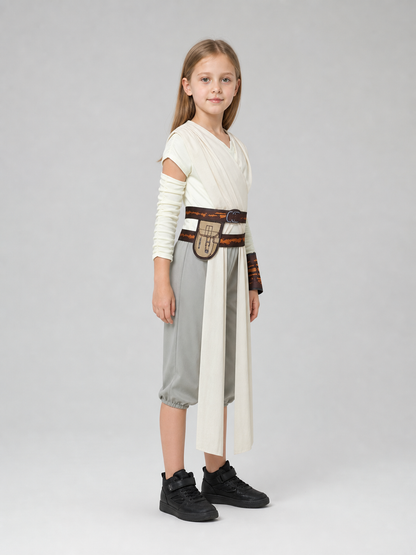 Girls' Rey Kids Costume from Star Wars side view 2