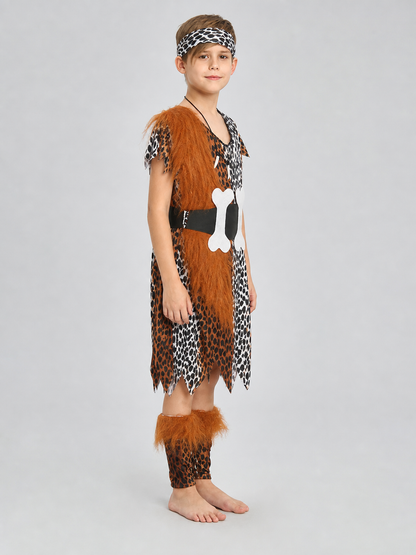 Children's Caveman Costume with Accessories