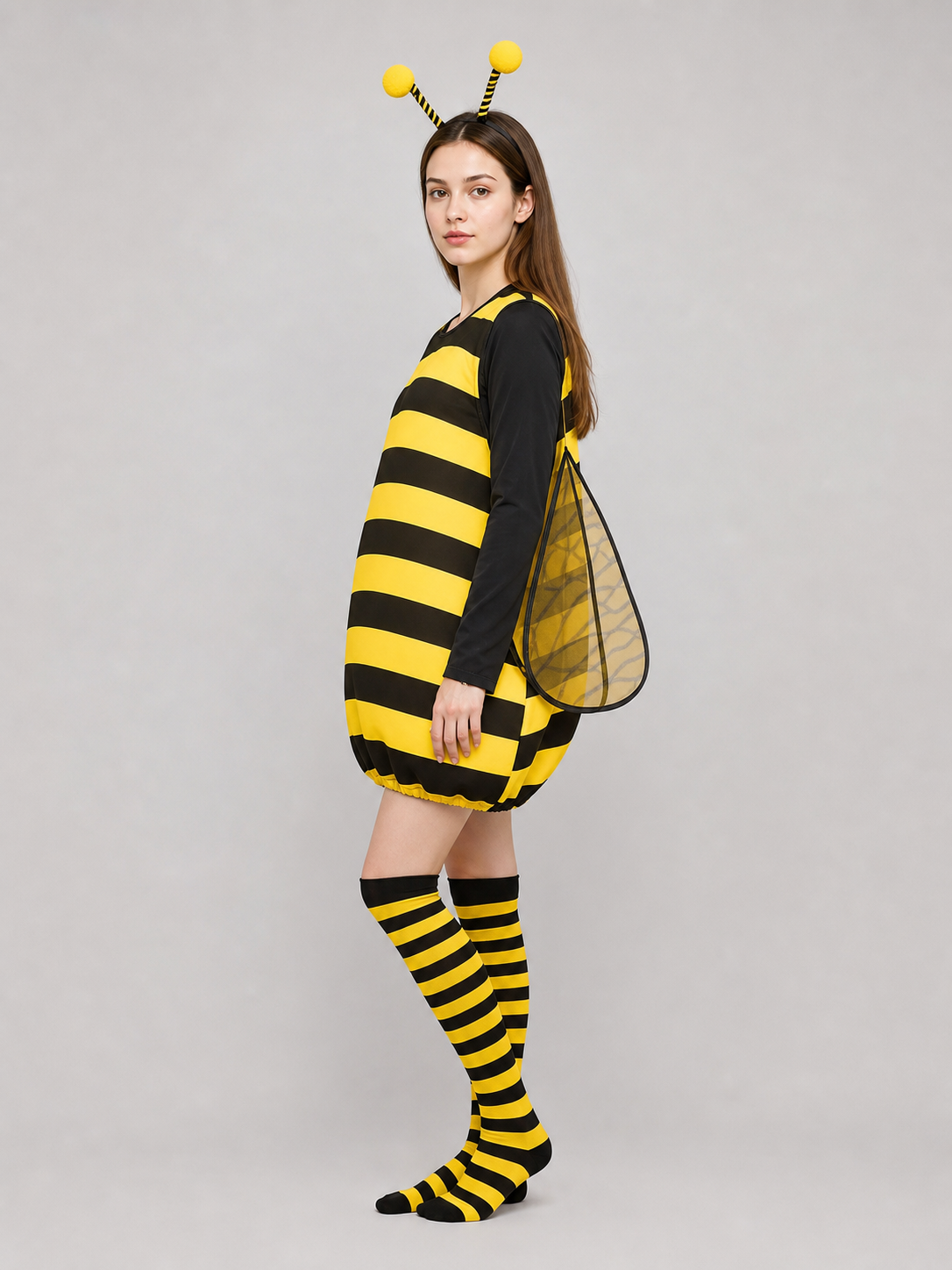 Bee Costume with Wings and Antennae
