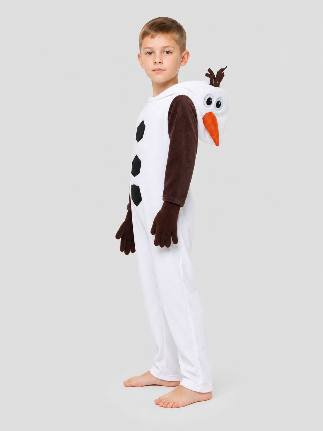 Snowman Costume for Cosplay, Holidays, and Performances