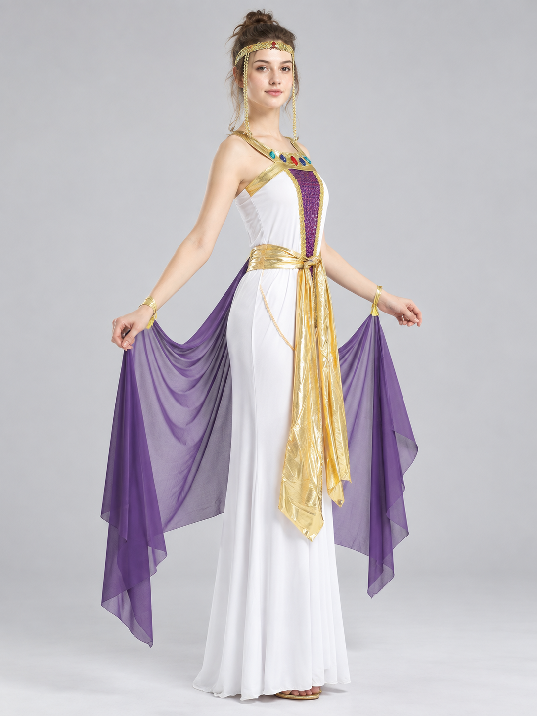 Ancient Egyptian-Style Draped Carnival Costume