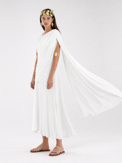 Greek-Style Costume Dress with Accessories