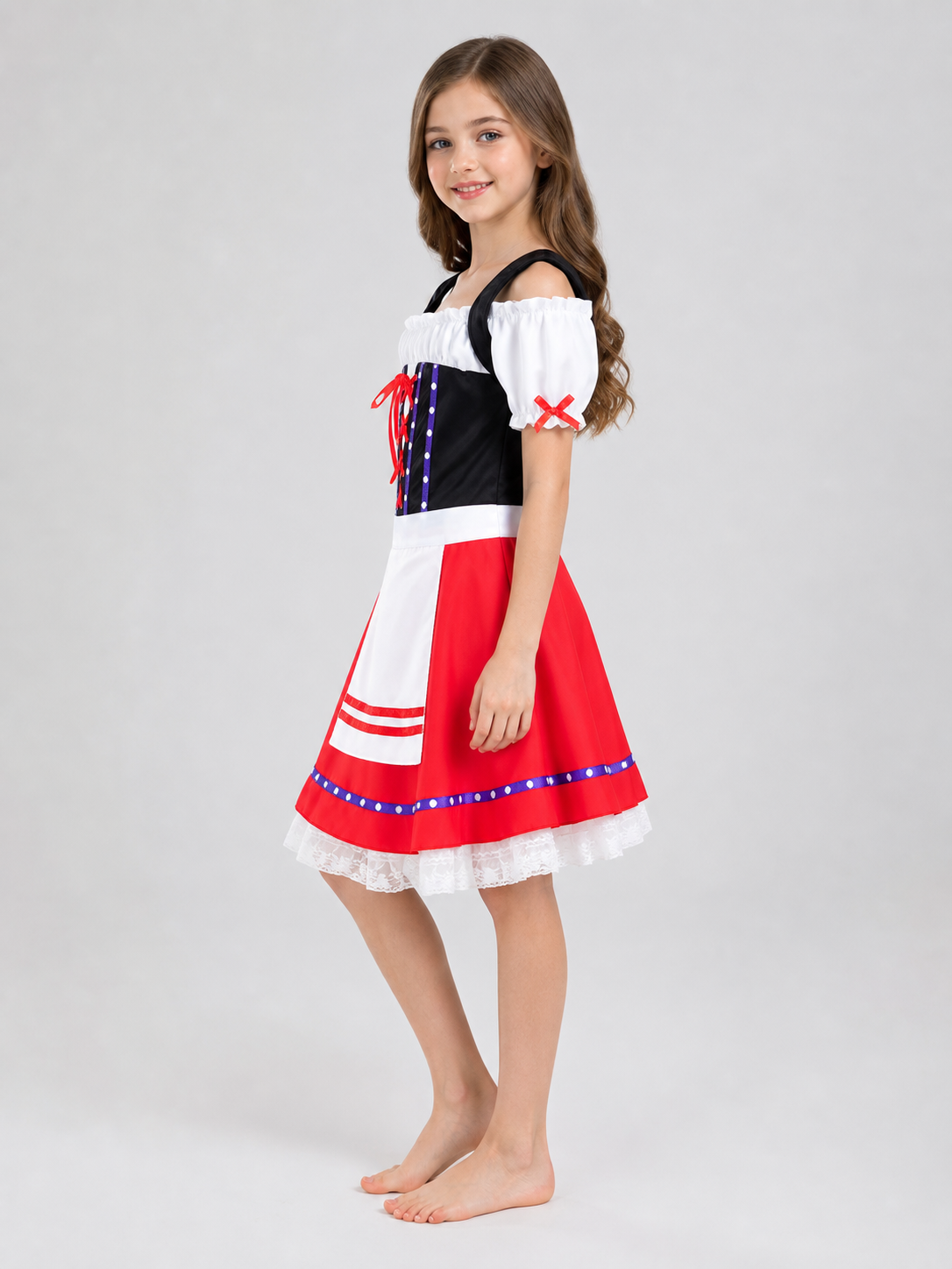 Bavarian-Style Oktoberfest Cosplay Dress