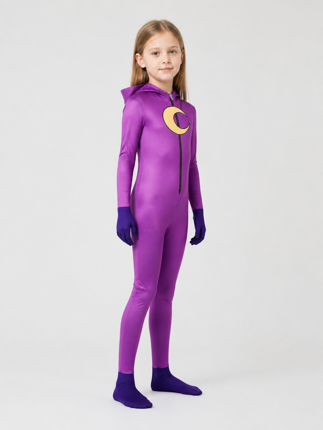 CatNap Carnival Costume — Purple Jumpsuit side view