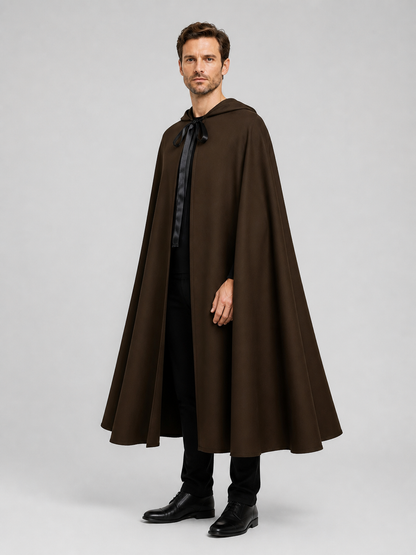 Medieval Death Cloak for Halloween Cosplay side view