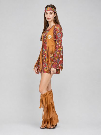 Fringed Hippie-Style Costume