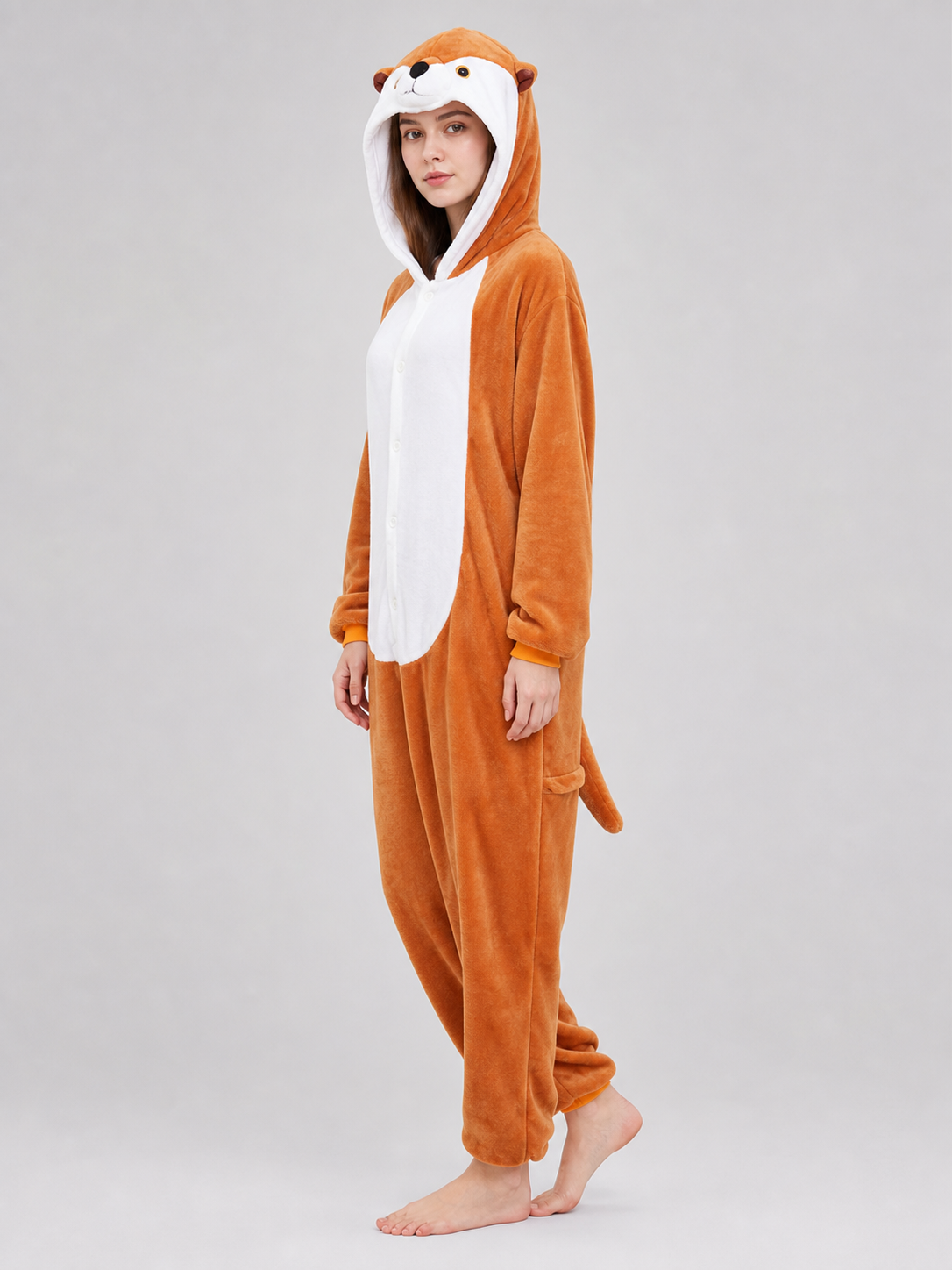 Hooded Kigurumi Costume Jumpsuit