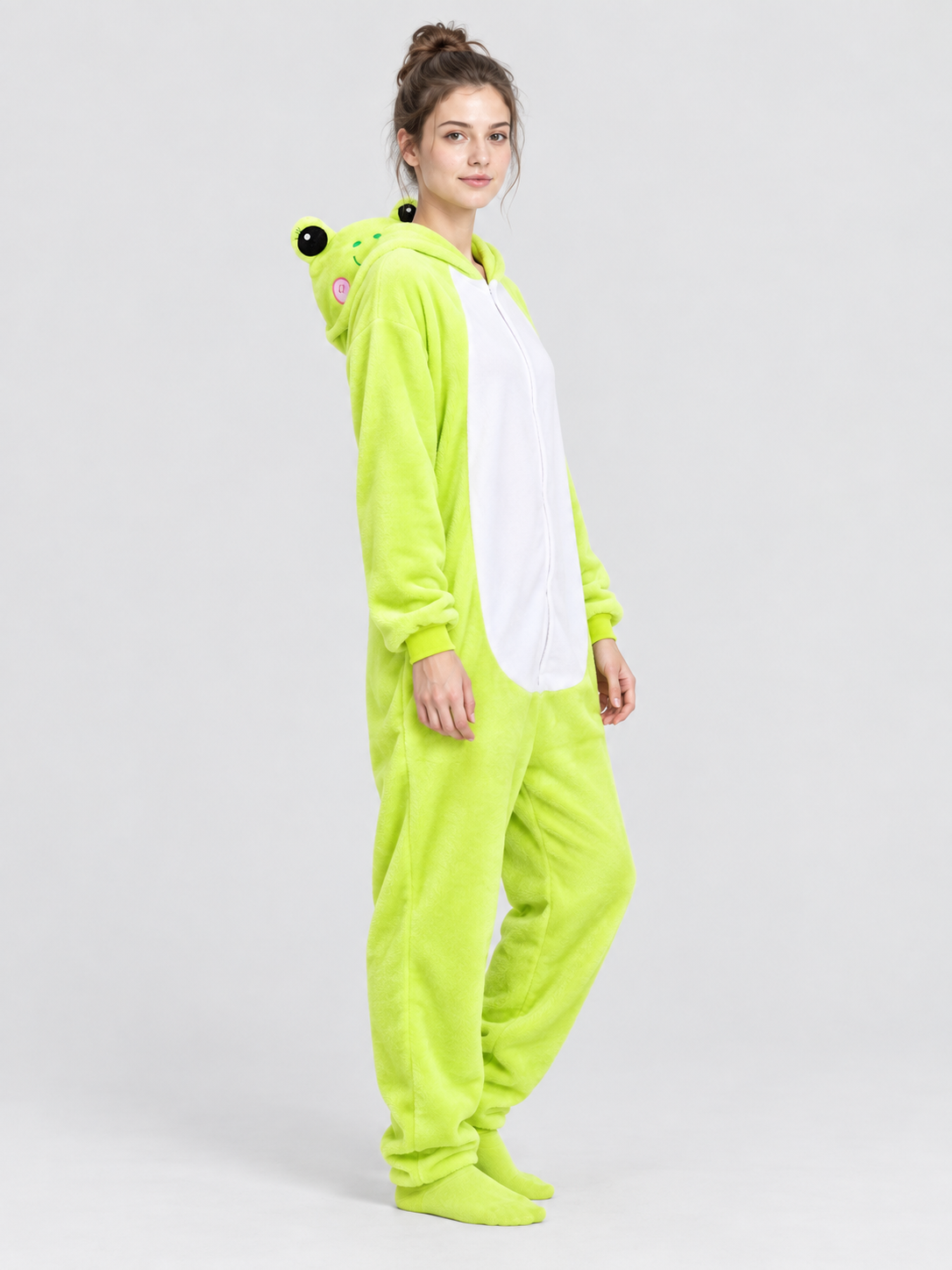 Frog Hooded Pajama Jumpsuit