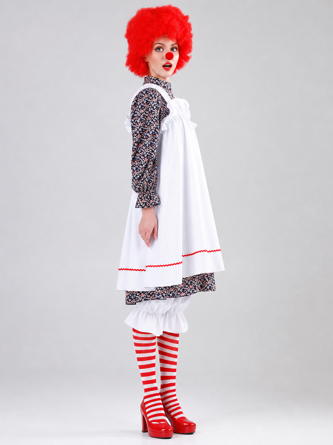 Circus-Style Clown Carnival Costume
